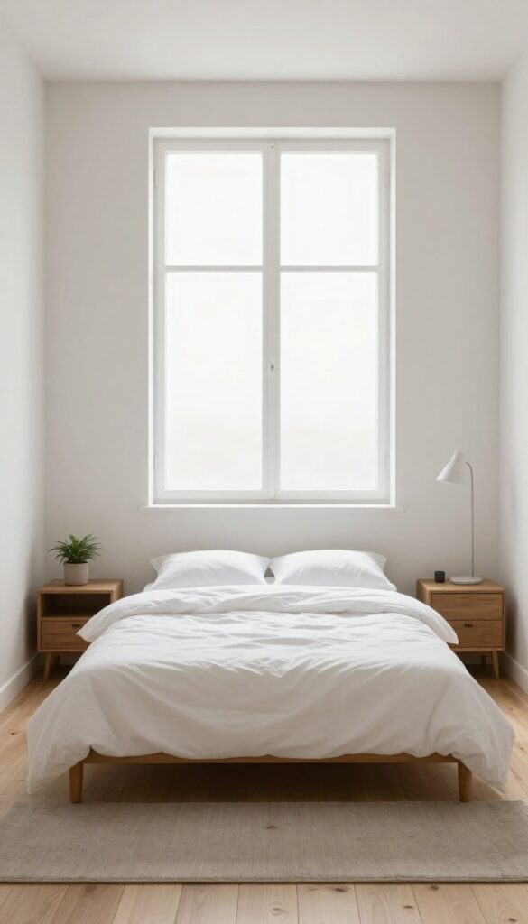 1. Use the Bed as the Visual Anchor idea