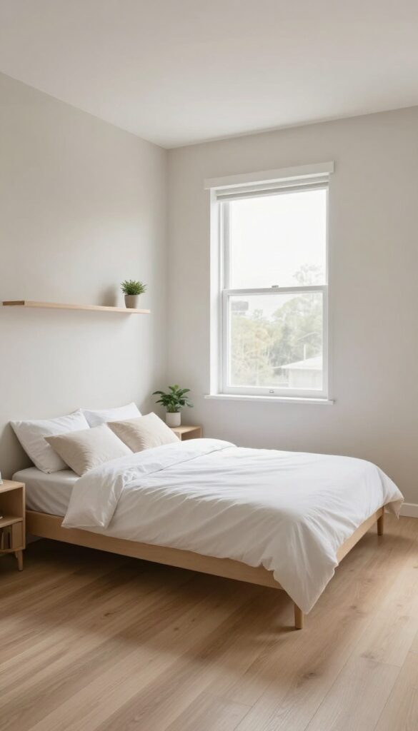 4. Corner Bed Layout for Small Rooms idea