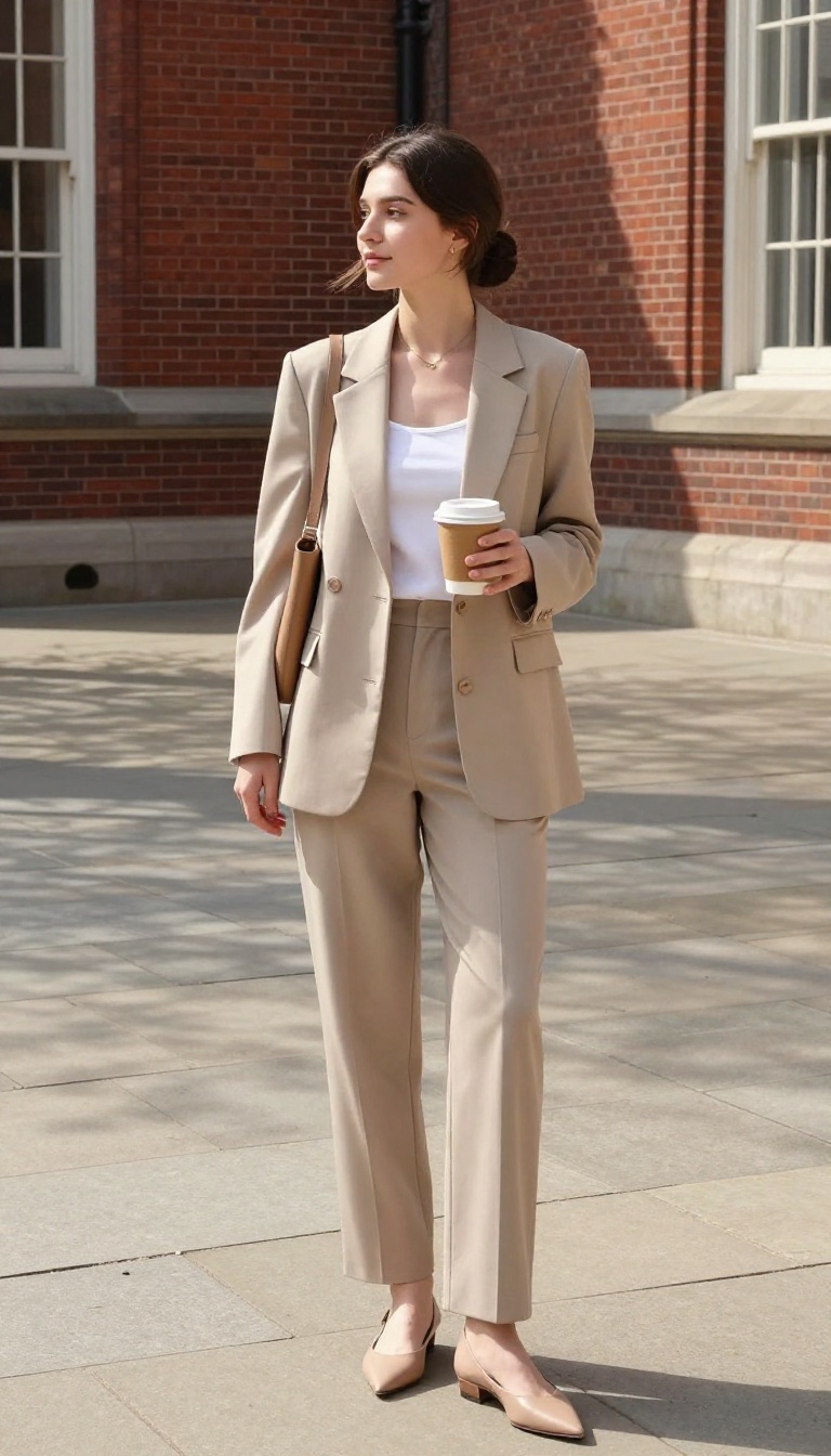 9. The Power Suit: Blazer and Matching Trousers
