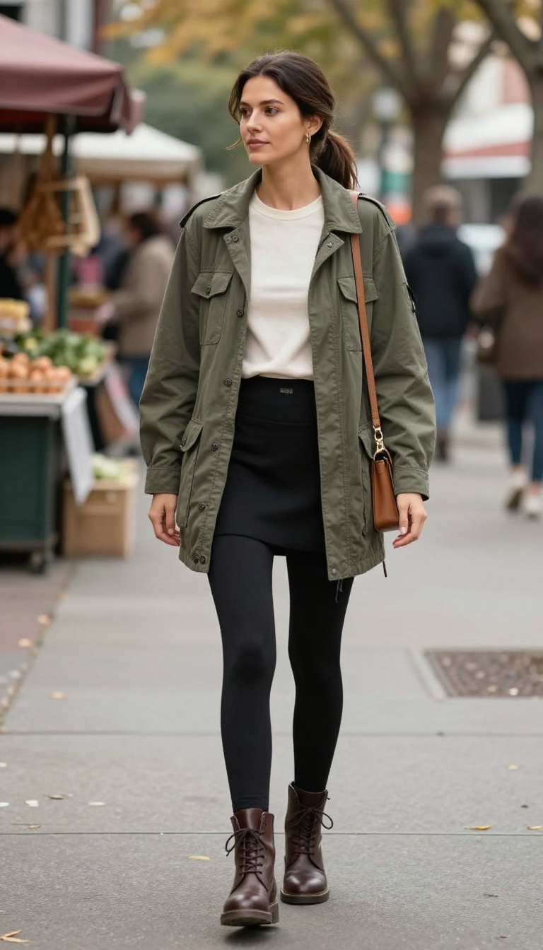 10. Utility Jacket and Snoga Skirt
