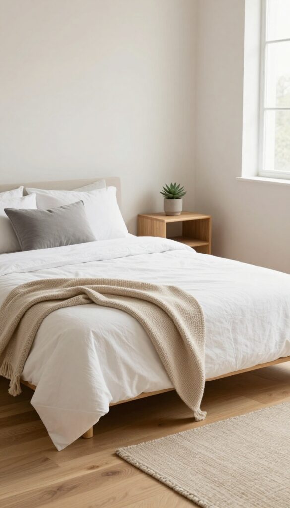 8. Modern Cozy Floor Bed With Clean Lines idea