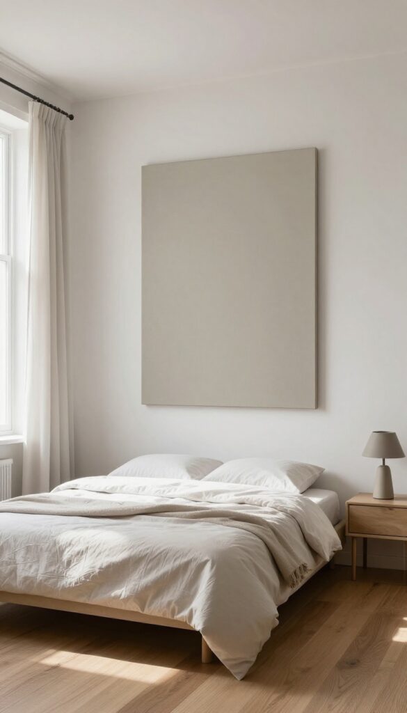 7. Add One Oversized Art Piece idea