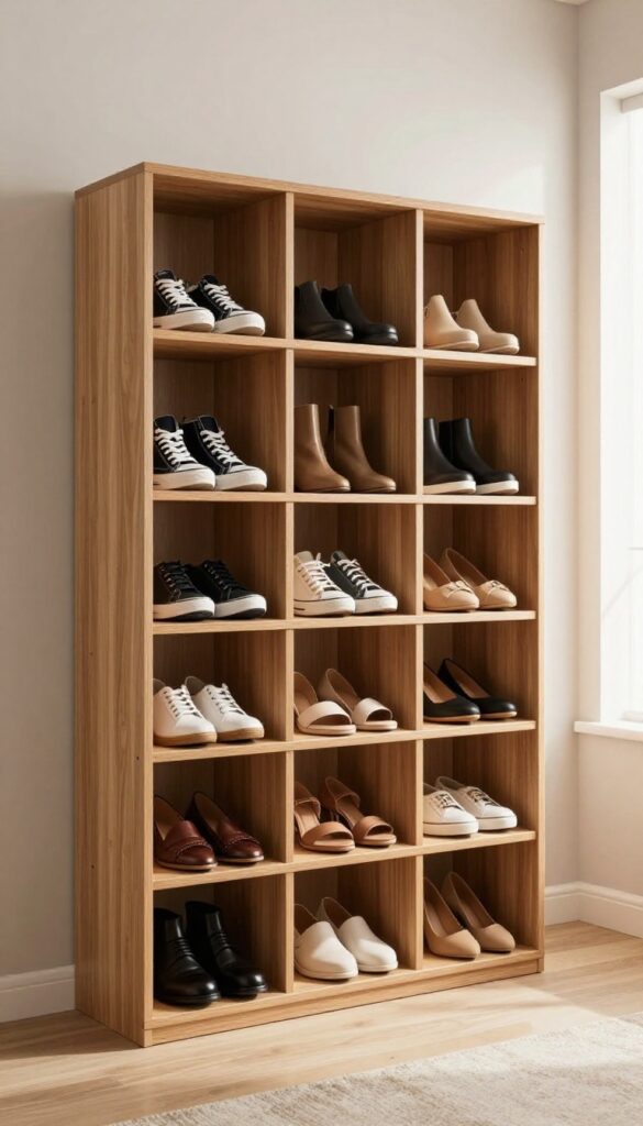 7. Wall-Mounted Cubby Systems idea