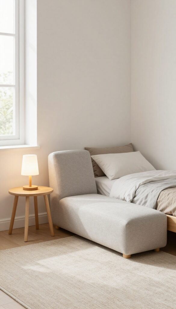 7. A Compact Seating Area idea