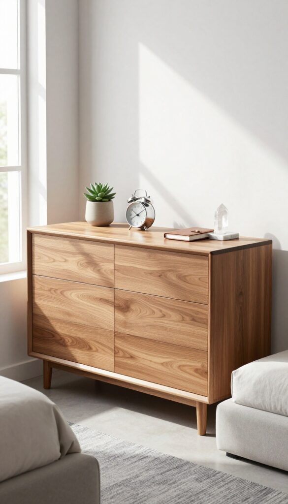 8. A Clean, Intentional Dresser Setup idea