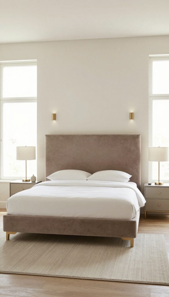 3. A Statement Headboard That Anchors the Room idea