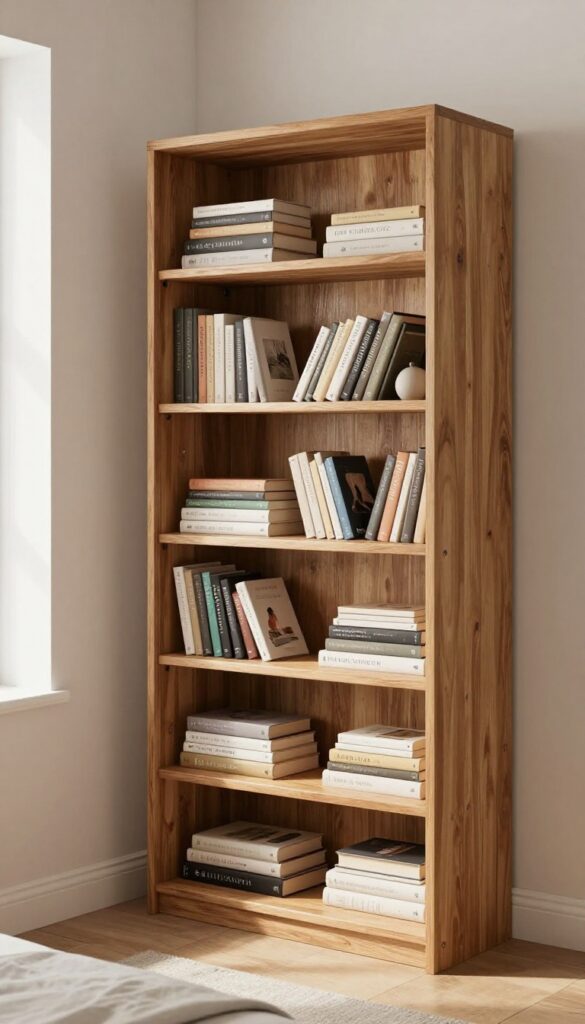 8. Closet-Adjacent Bookshelves idea