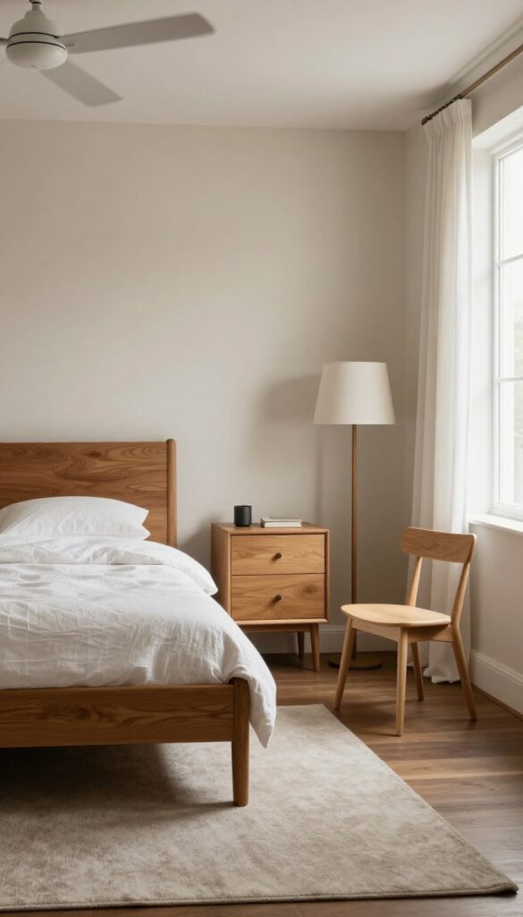 2. Warm Wood Furniture That Complements, Not Matches idea