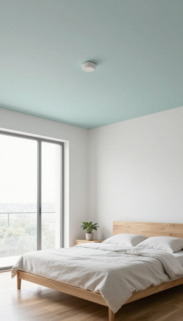 3. Statement Ceiling Paint for Visual Interest idea