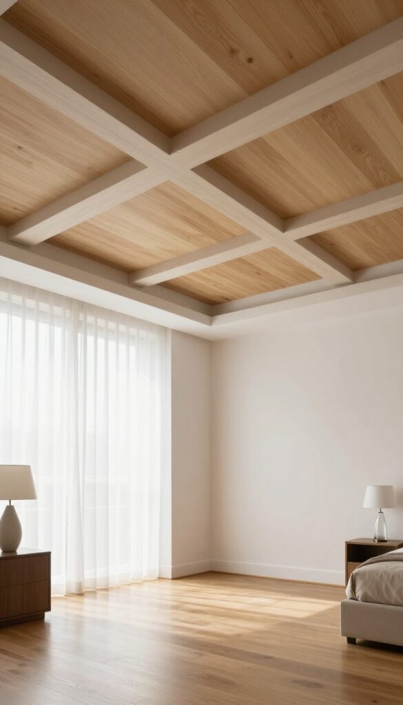 4. Coffered Ceiling for a High-End Look idea