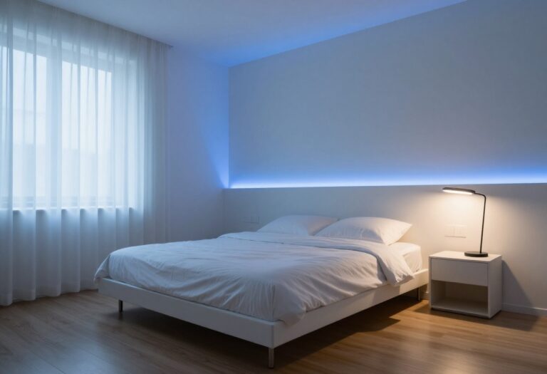 9 LED Light Bedroom Decor Ideas That Look Cool featured image