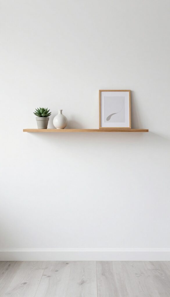 4. A Floating Shelf Styled With Intention idea