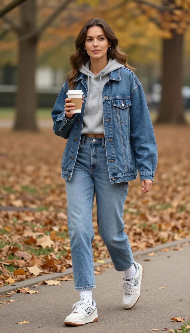 3. Mom Jeans and Chunky New Balance for a Retro Sporty Look