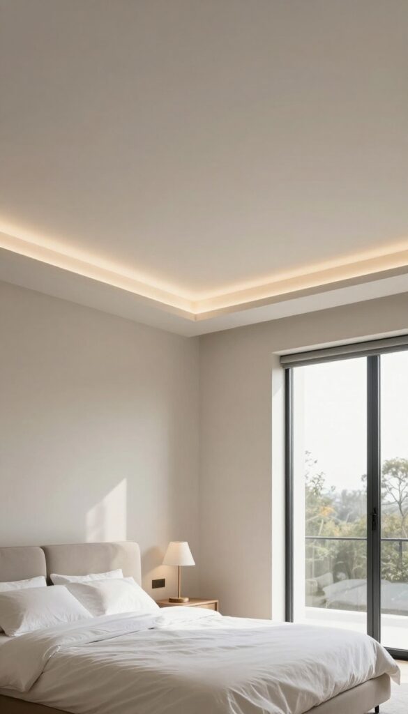 6. LED Rope Lights for Ceiling Accents idea