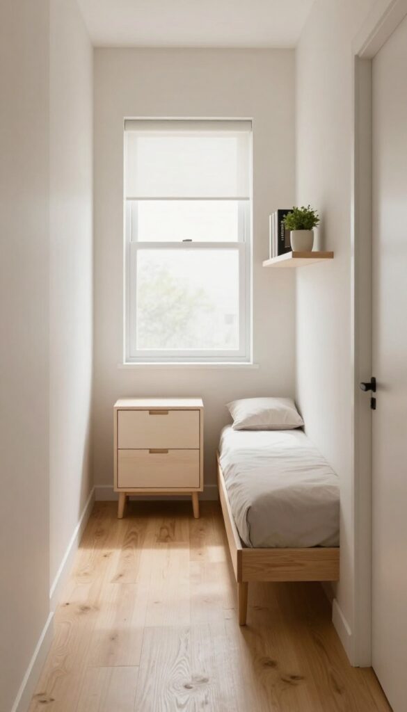 6. Choose Nightstands That Don’t Bulge Out idea
