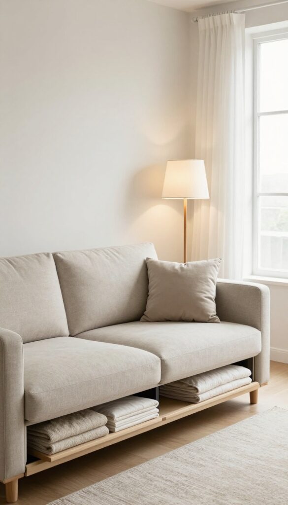 8. Sofa for Storage and Function idea