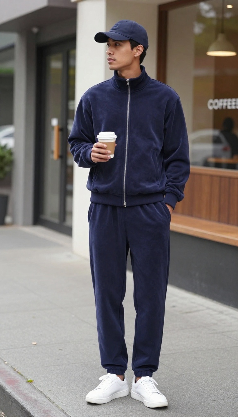 3. Velour Tracksuit for Lounging