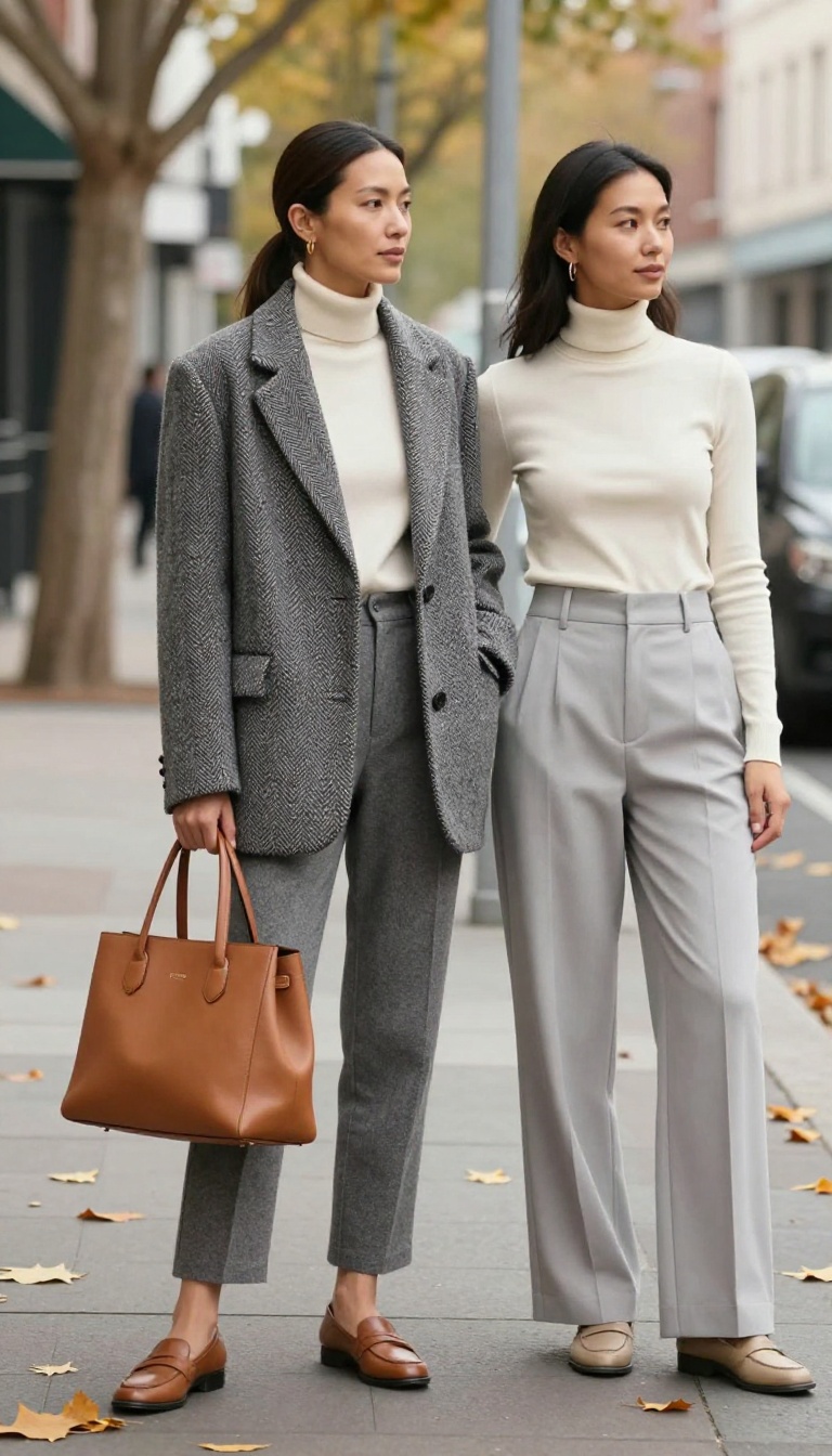 10. Oversized Blazer & Wide-Leg Trousers