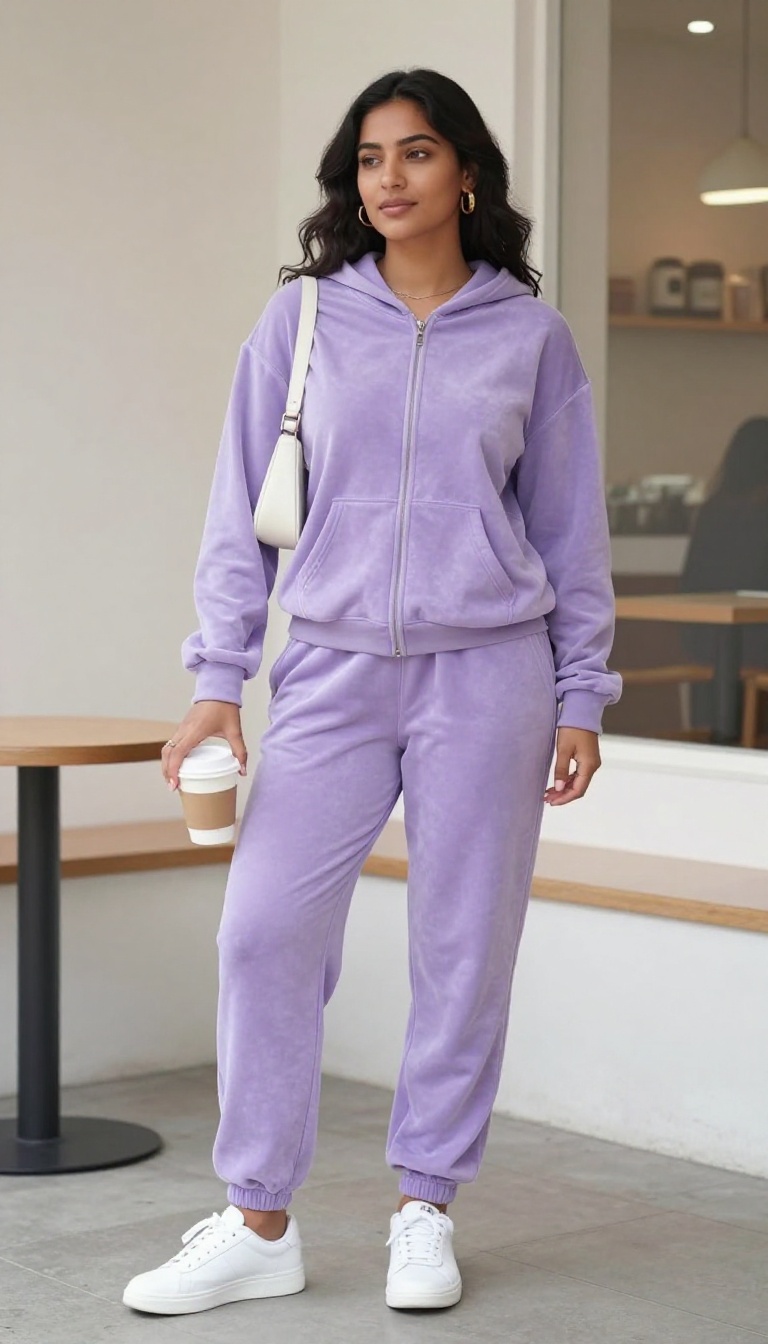 2. Velour Tracksuit for Cozy Glam