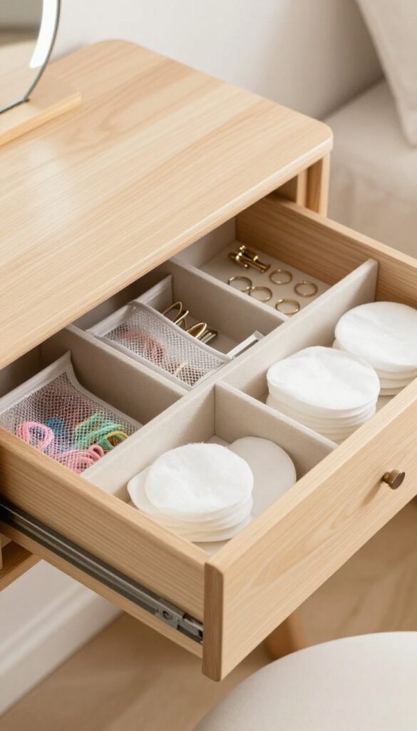 4. Drawer-in-Drawer Storage for Small Items idea