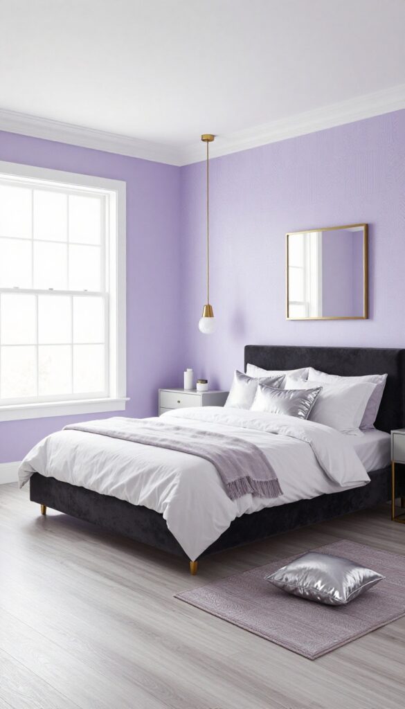 7. Purple With Soft Metallic Touches idea