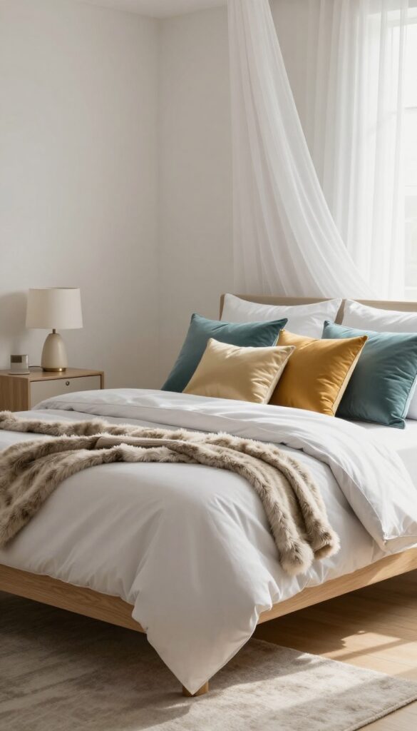 2. Upgrade Your Bedding, Not Your Furniture idea