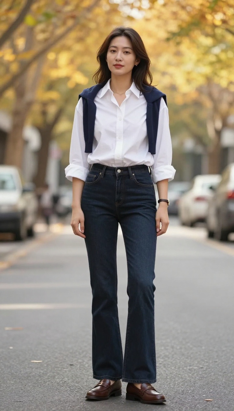 10. Button-Down and Sweater Vest for Smart Casual