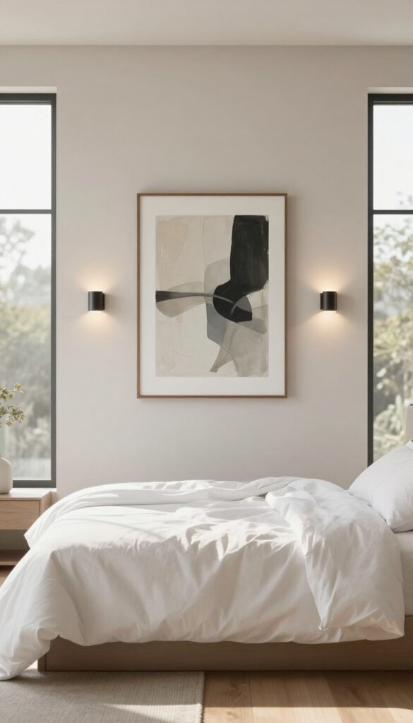 2. Wall Sconces That Replace Bedside Lamps idea