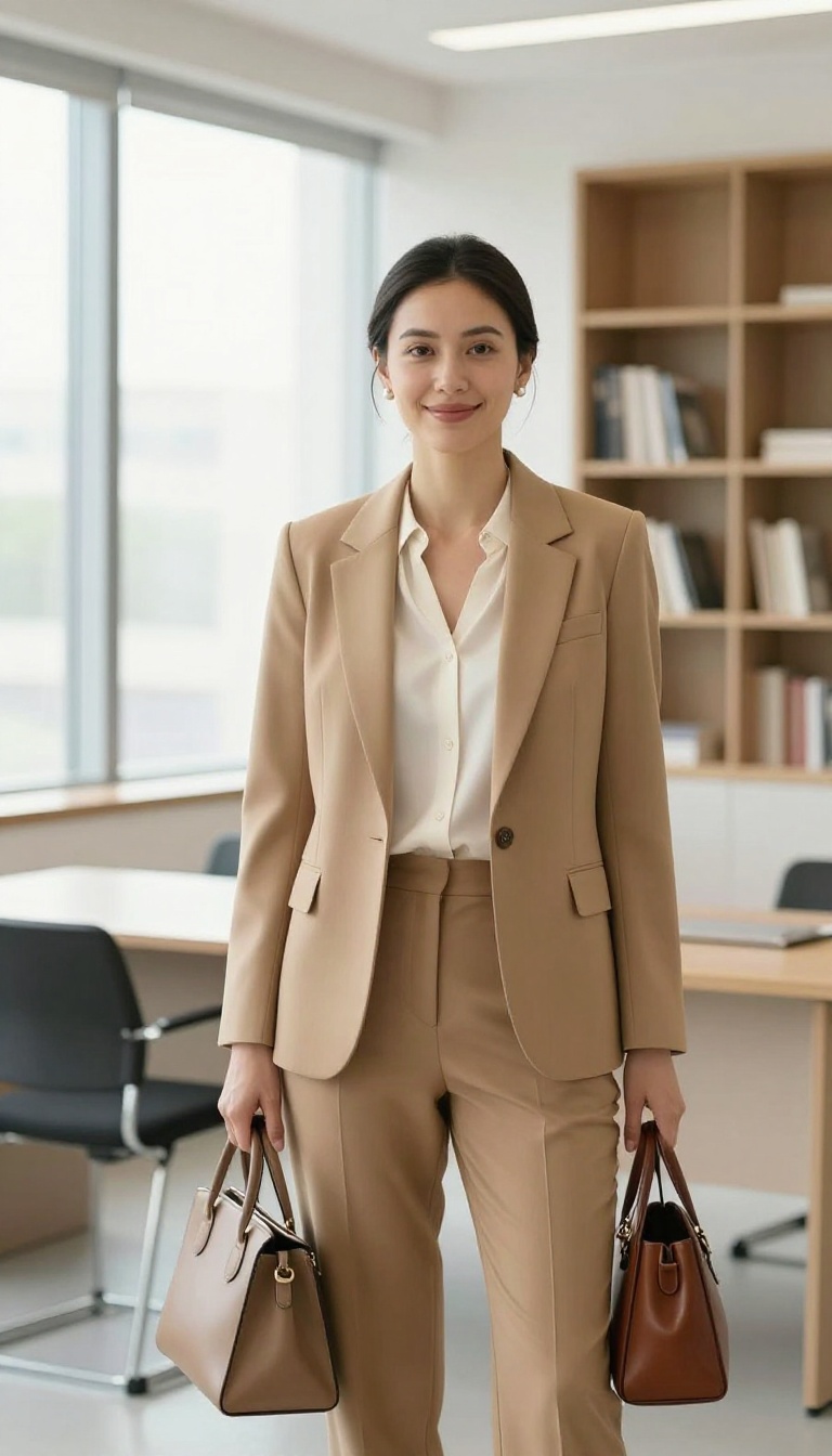1. The Tailored Blazer and Trousers Combo