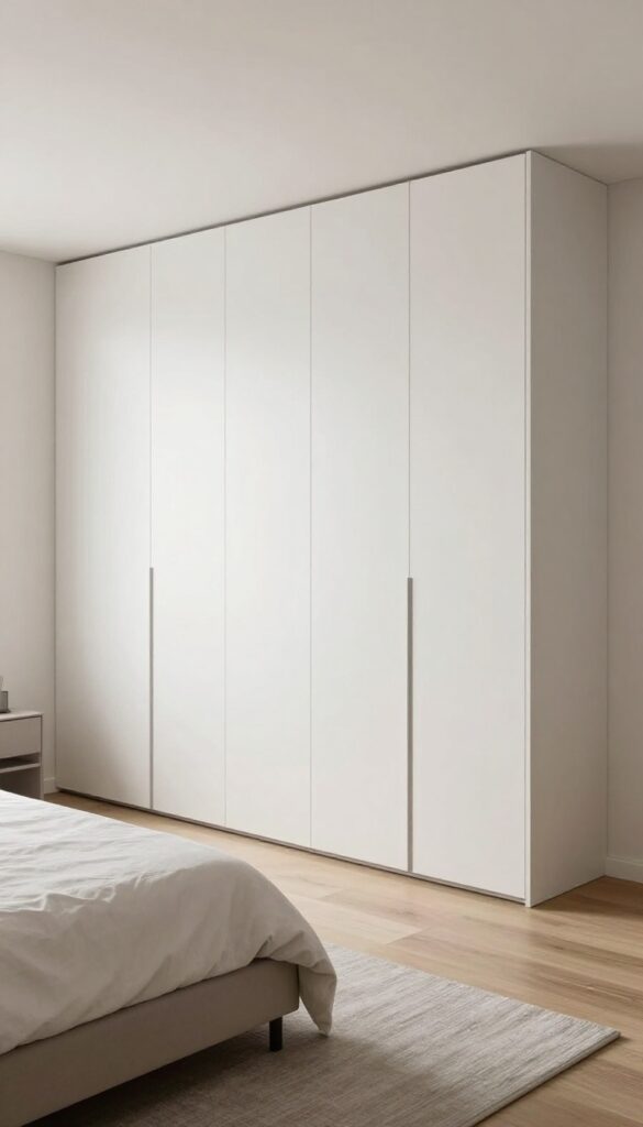1. Floor-to-Ceiling Flat Panel Wardrobes idea