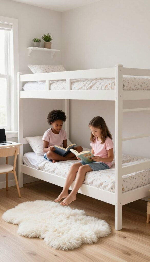 3. L-Shaped Bunk Beds for Shared Rooms idea