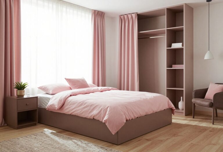 8 Pink and Brown Bedroom Ideas That Feel Warm featured image