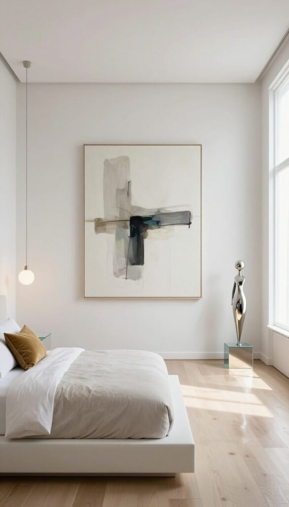 7. Minimal Wall Decor with Impact idea
