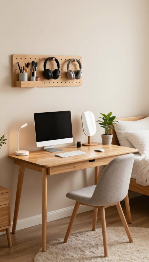 3. Multi-Use Desk Setup idea