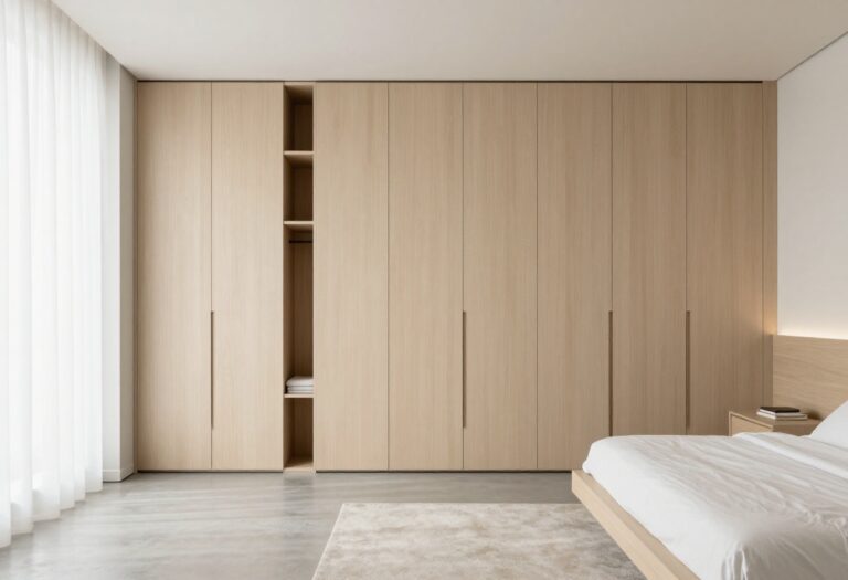 9 Modern Bedroom Wardrobe Ideas With Clean Lines featured image