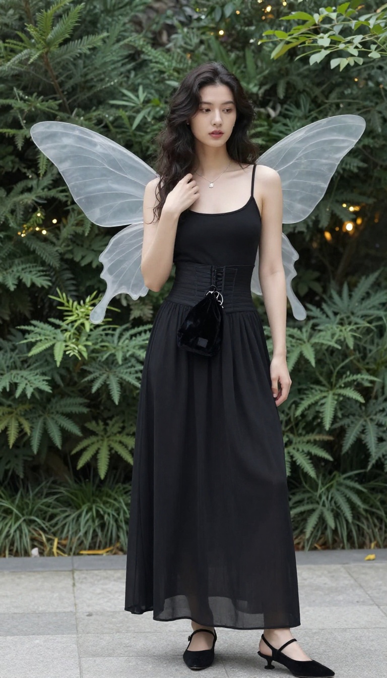 2. Dark Fairy in Sheer Layers