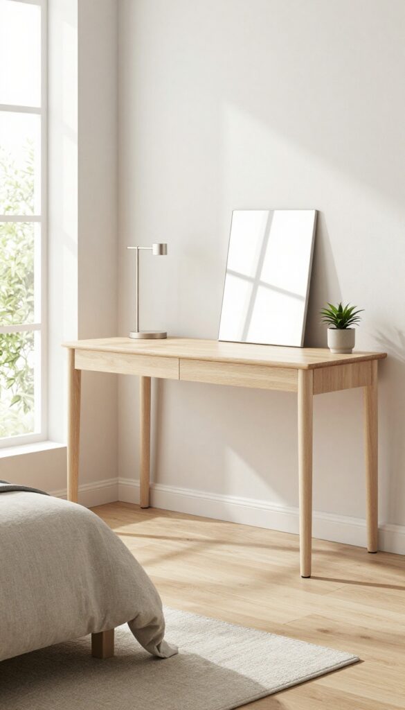 5. Sofa Paired With a Vanity or Desk idea