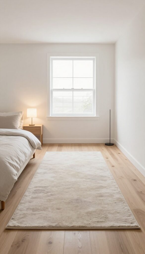 2. Use Area Rugs to Visually Widen the Room idea